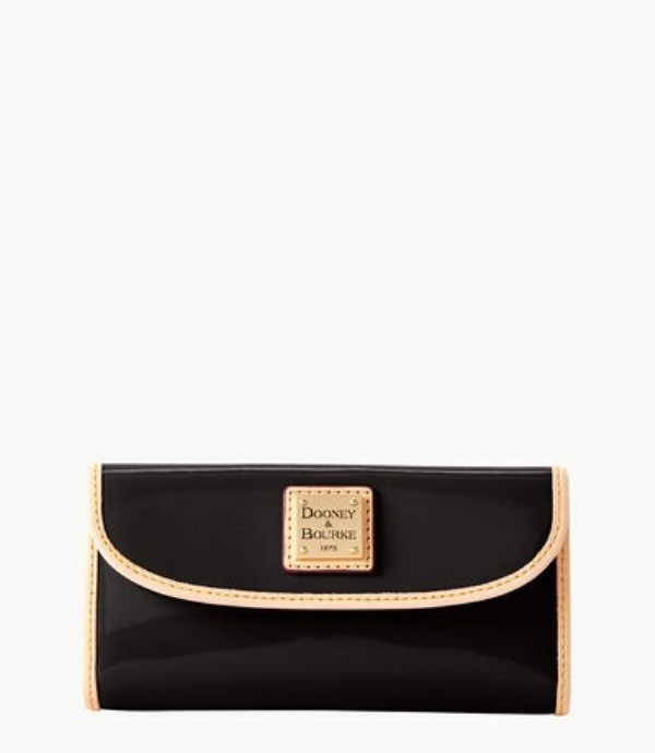 Black Dooney And Bourke Patent Continental Women\'s Clutch Bag | 98EKTUQDS