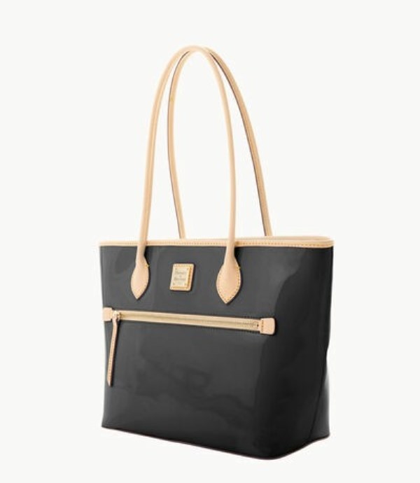 Black Dooney And Bourke Patent Women's Tote Bags | 17TALSHRC