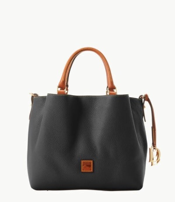 Black Dooney And Bourke Pebble Grain Barlow Women\'s Satchel Bags | 97GVERNJX