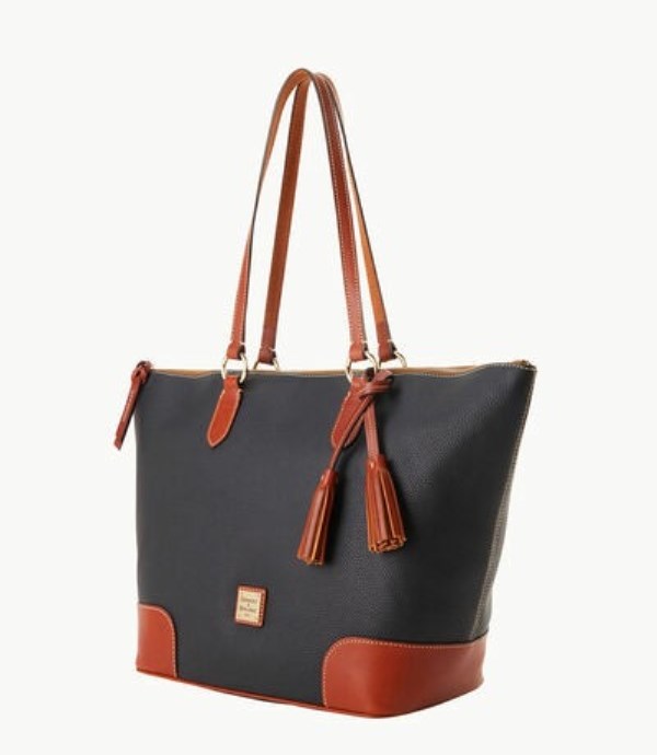 Black Dooney And Bourke Pebble Grain Career Women's Tote Bags | 61SJTDUCG