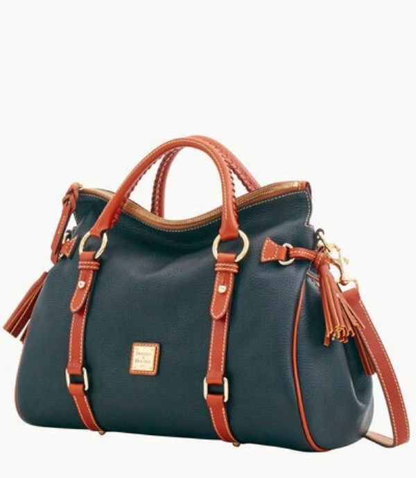 Black Dooney And Bourke Pebble Grain Large Women's Satchel Bags | 19RVAHLKP