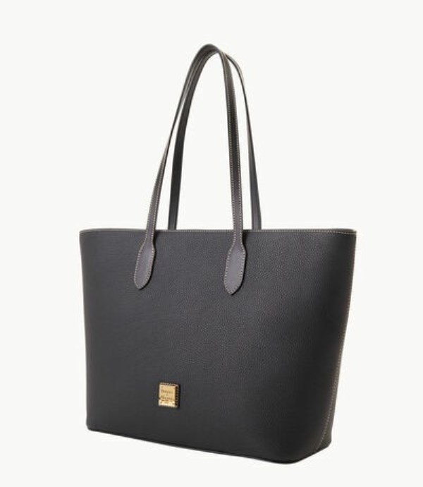 Black Dooney And Bourke Pebble Grain Large Women's Tote Bags | 89FYEGOZN