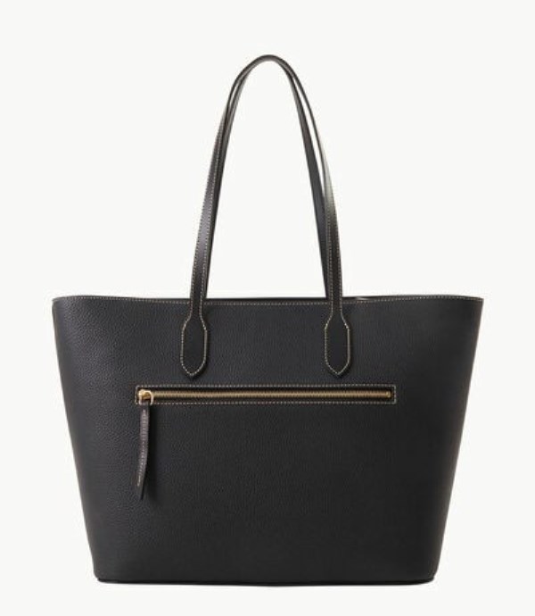 Black Dooney And Bourke Pebble Grain Large Women's Tote Bags | 89FYEGOZN