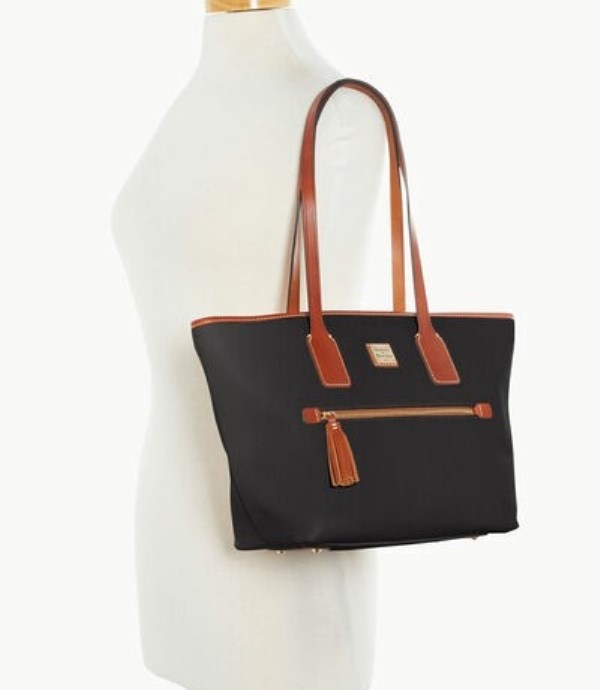 Black Dooney And Bourke Pebble Grain Small Women's Tote Bags | 12AQLZTEM