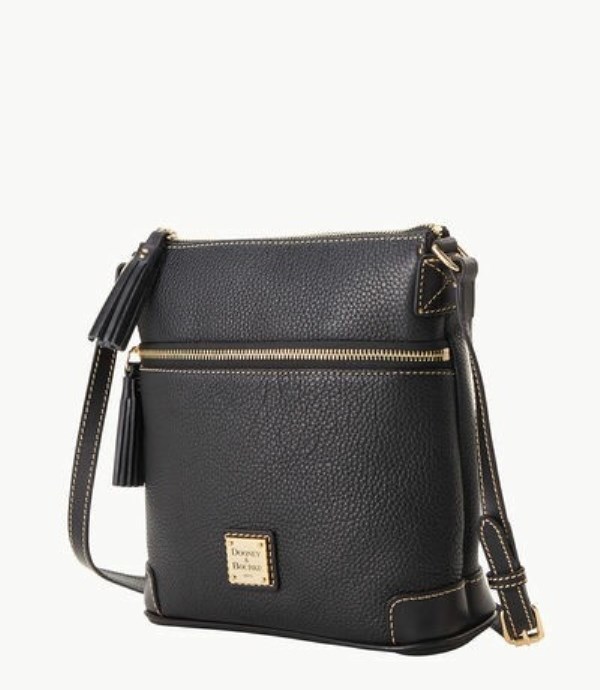 Black Dooney And Bourke Pebble Grain Small Tassel Women's Crossbody Bags | 45RPBWSIQ