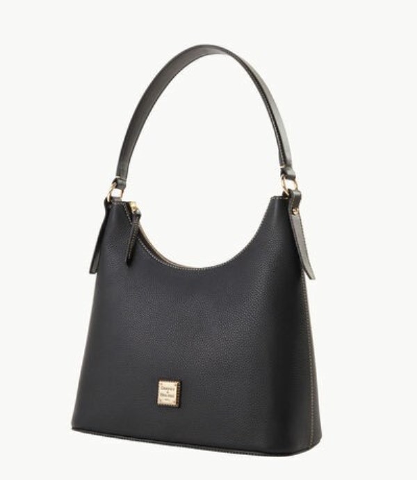 Black Dooney And Bourke Pebble Grain Women's Hobo Bag | 89WRQMPAJ