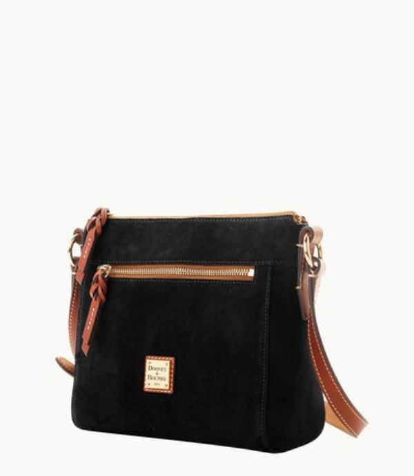 Black Dooney And Bourke Suede Allison Women's Crossbody Bags | 26YABGZRX