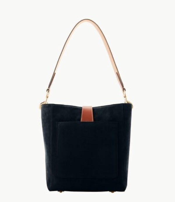 Black Dooney And Bourke Suede Brynn Women's Shoulder Bags | 90HPYWMUE