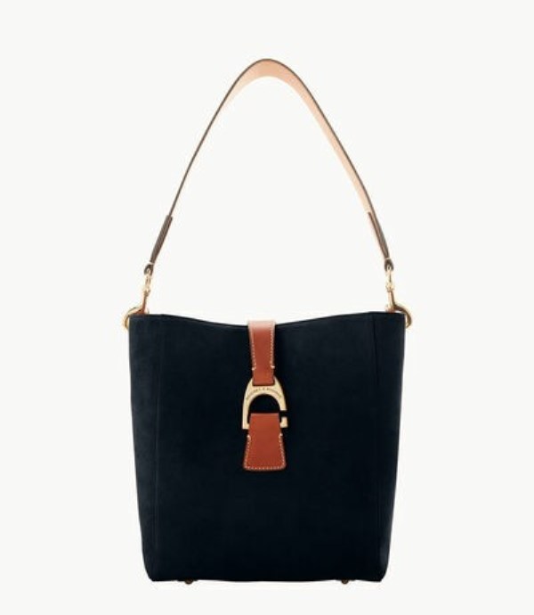 Black Dooney And Bourke Suede Brynn Women\'s Shoulder Bags | 90HPYWMUE