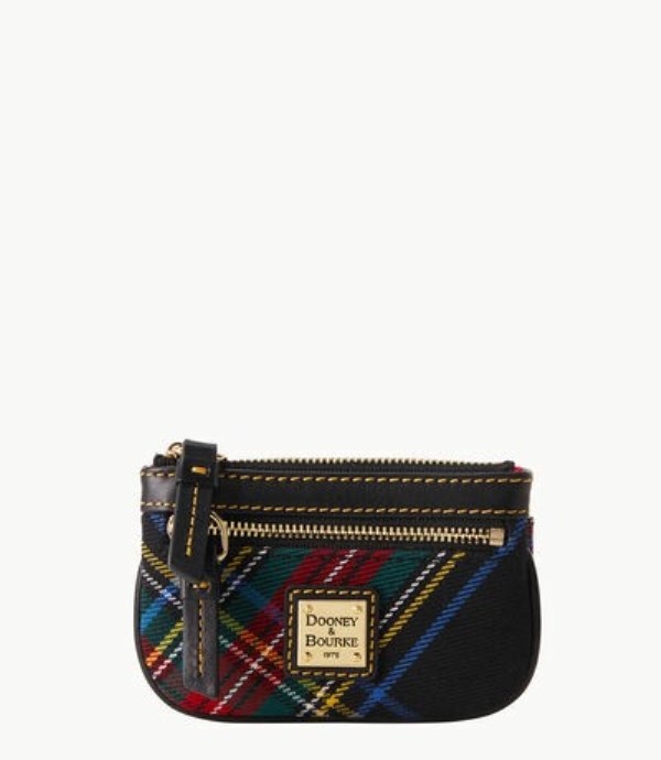 Black Dooney And Bourke Tartan Small Women\'s Wallets | 54JTFXMVS