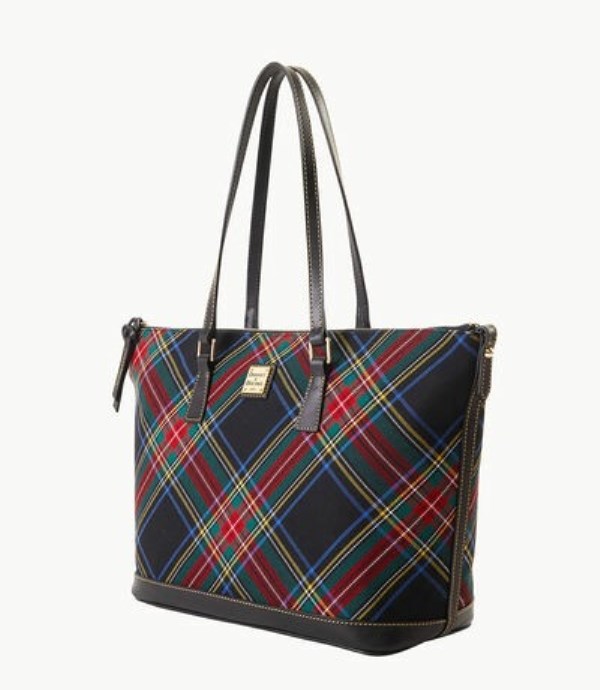 Black Dooney And Bourke Tartan Women's Tote Bags | 03JSIAXPR