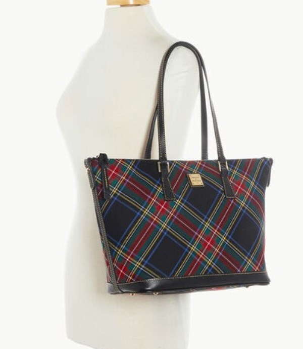 Black Dooney And Bourke Tartan Women's Tote Bags | 03JSIAXPR