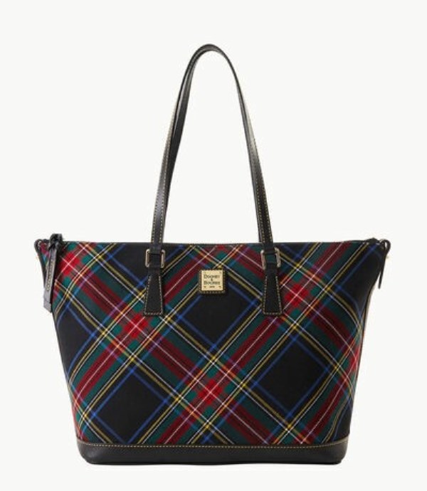 Black Dooney And Bourke Tartan Women\'s Tote Bags | 03JSIAXPR