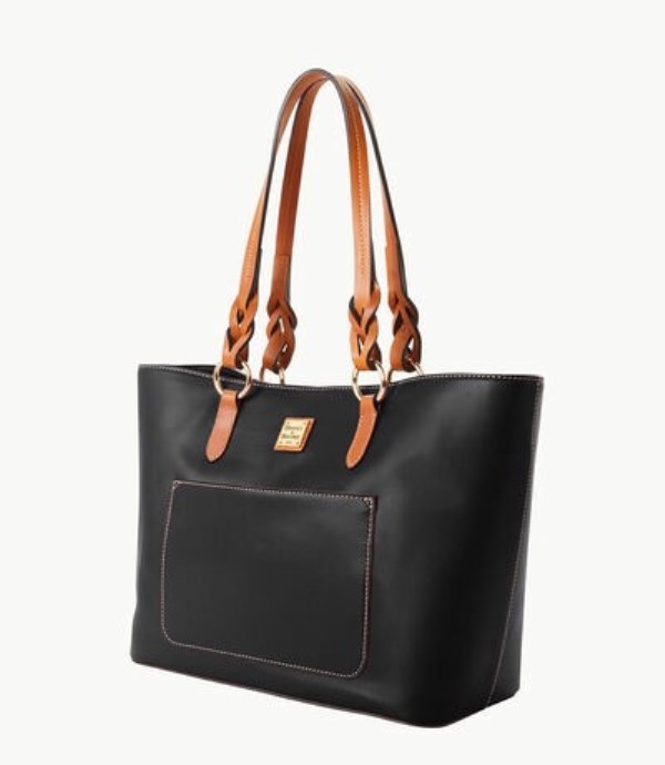 Black Dooney And Bourke Wexford Leather Tammy Women's Tote Bags | 49LFECSDH