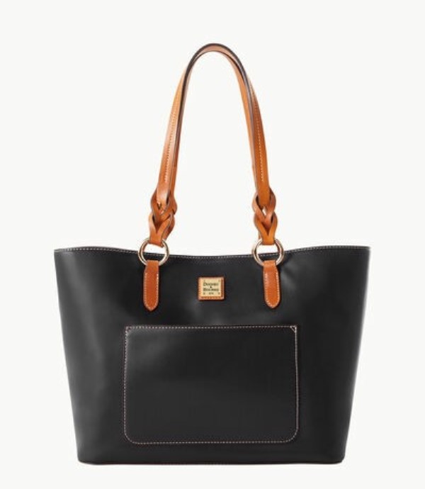 Black Dooney And Bourke Wexford Leather Tammy Women\'s Tote Bags | 49LFECSDH