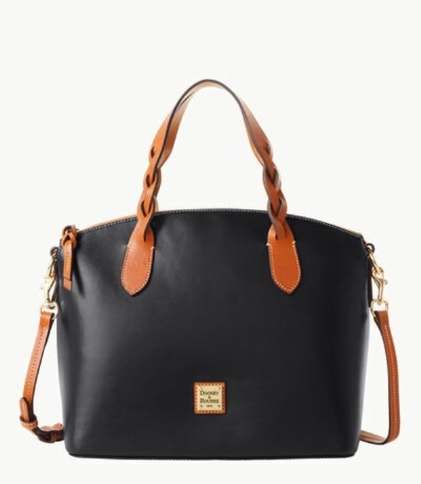 Black Dooney And Bourke Wexford Leather Celeste Women\'s Satchel Bags | 80IONKWVU