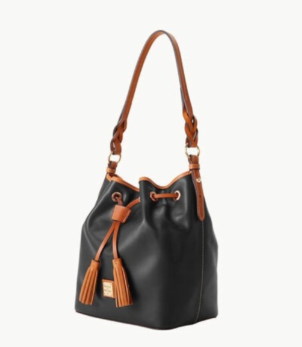 Black Dooney And Bourke Wexford Leather Tasha Women's Shoulder Bags | 84MKHPOTG