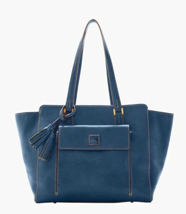 Blue Dooney And Bourke Florentine East West Women\'s Shopper Bag | 41THMPCSK