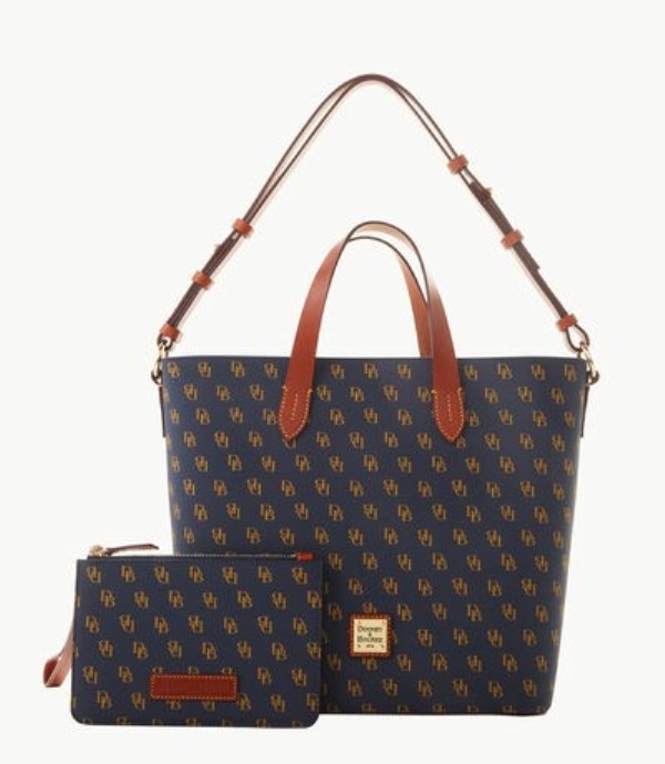 Blue Dooney And Bourke Gretta Lilliana Women's Shoulder Bags | 52WJUFGOP