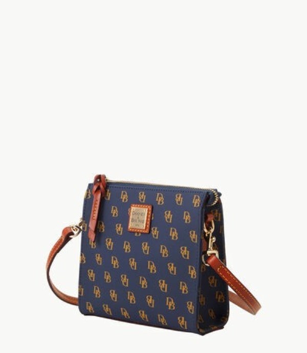 Blue Dooney And Bourke Gretta North South Janine Women's Crossbody Bags | 19ABRUXNQ