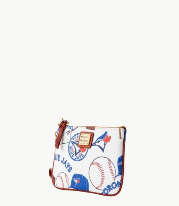 Blue Dooney And Bourke MLB Blue Jays Stadium Women's Wristlets | 18RKYAPJB