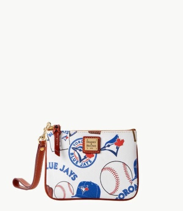 Blue Dooney And Bourke MLB Blue Jays Stadium Women\'s Wristlets | 18RKYAPJB