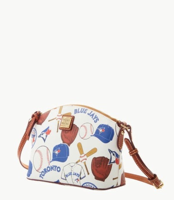 Blue Dooney And Bourke MLB Blue Jays Suki Women's Crossbody Bags | 23DRGOSUT