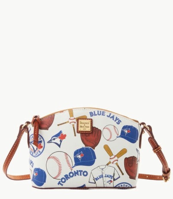 Blue Dooney And Bourke MLB Blue Jays Suki Women\'s Crossbody Bags | 23DRGOSUT