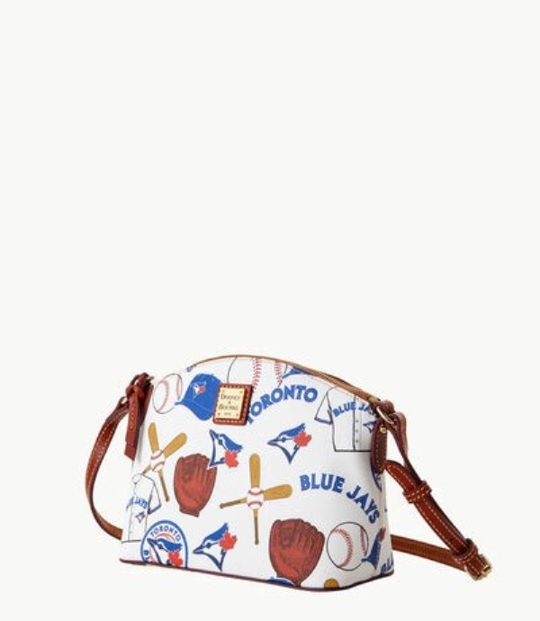 Blue Dooney And Bourke MLB Blue Jays Suki Women's Crossbody Bags | 56CJYHOEV