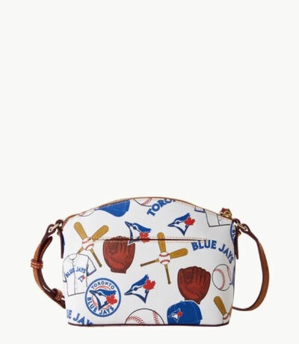 Blue Dooney And Bourke MLB Blue Jays Suki Women's Crossbody Bags | 56CJYHOEV