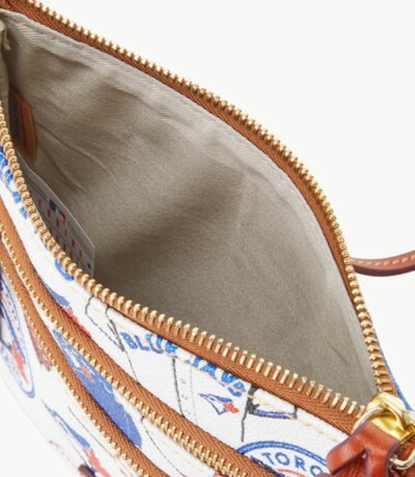 Blue Dooney And Bourke MLB Blue Jays Women's Crossbody Bags | 49GUENLAT