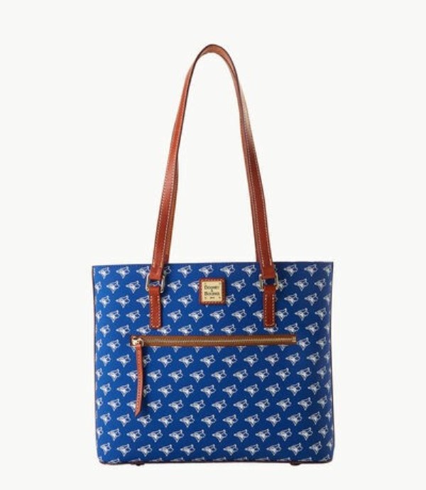 Blue Dooney And Bourke MLB Blue Jays Women\'s Shopper Bag | 67YPRLSUI