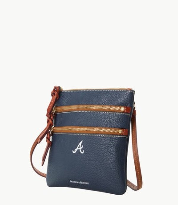 Blue Dooney And Bourke MLB Braves Women's Crossbody Bags | 05IGYVLPX