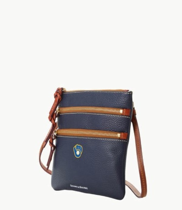 Blue Dooney And Bourke MLB Brewers Women's Crossbody Bags | 42XQELUCJ