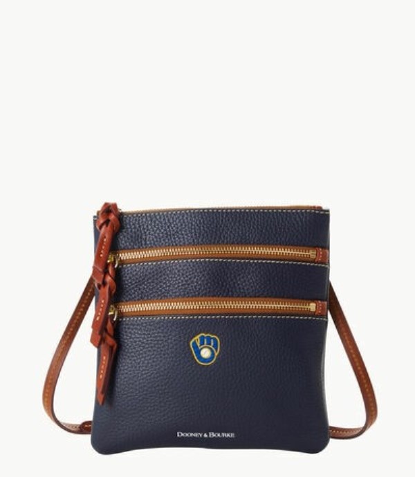 Blue Dooney And Bourke MLB Brewers Women\'s Crossbody Bags | 42XQELUCJ