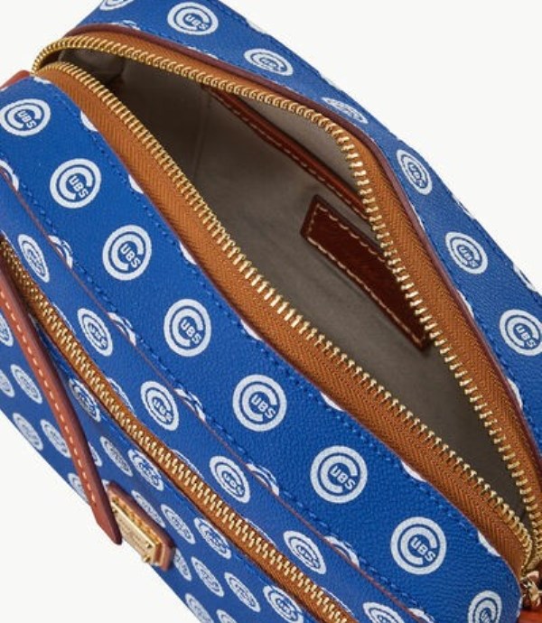 Blue Dooney And Bourke MLB Cubs Camera Zip Women's Crossbody Bags | 43WZOSKAH