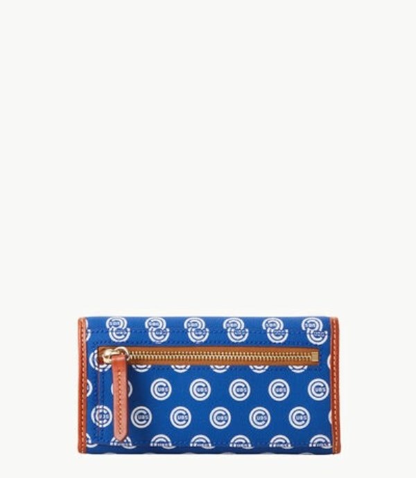 Blue Dooney And Bourke MLB Cubs Continental Women's Clutch Bag | 04RSIUOAB