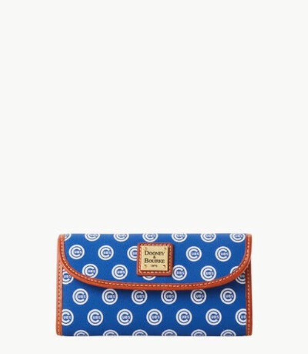 Blue Dooney And Bourke MLB Cubs Continental Women\'s Clutch Bag | 04RSIUOAB