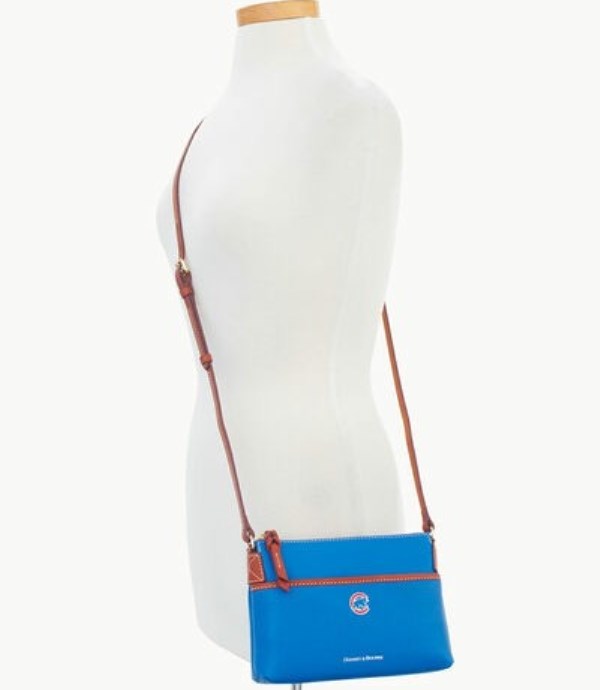 Blue Dooney And Bourke MLB Cubs Ginger Women's Crossbody Bags | 28LPOHTZD