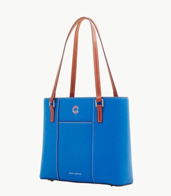 Blue Dooney And Bourke MLB Cubs Small Lexington Women's Tote Bags | 54MDWUBLQ