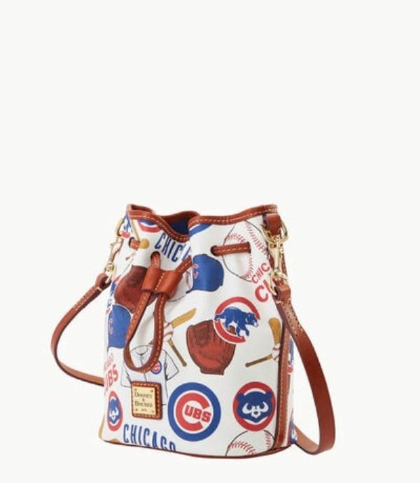 Blue Dooney And Bourke MLB Cubs Small Women's Crossbody Bags | 38DUJVPHF