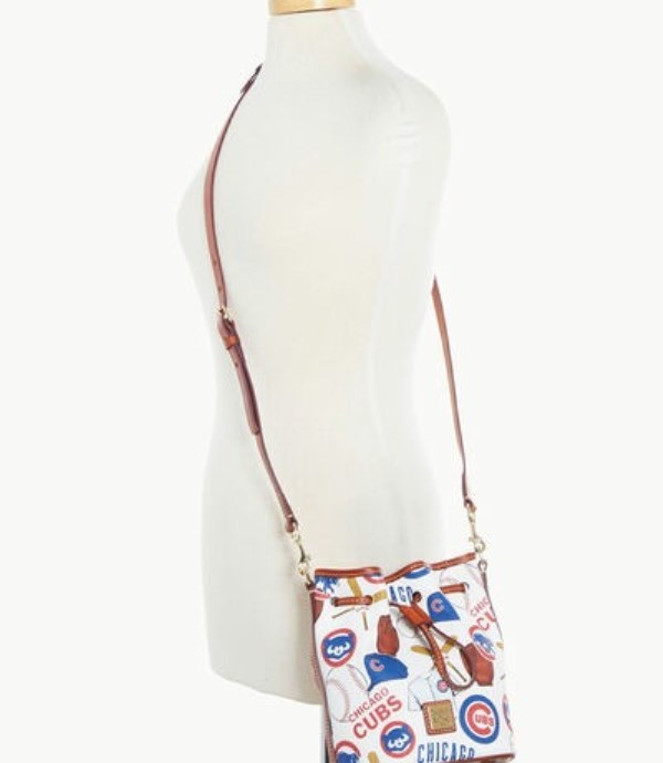 Blue Dooney And Bourke MLB Cubs Small Women's Crossbody Bags | 38DUJVPHF