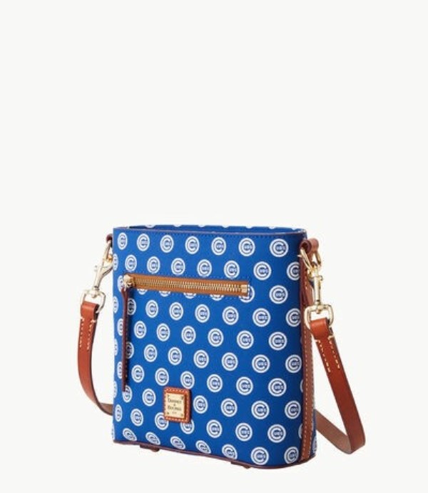 Blue Dooney And Bourke MLB Cubs Small Zip Women's Crossbody Bags | 91ZLHXUDI