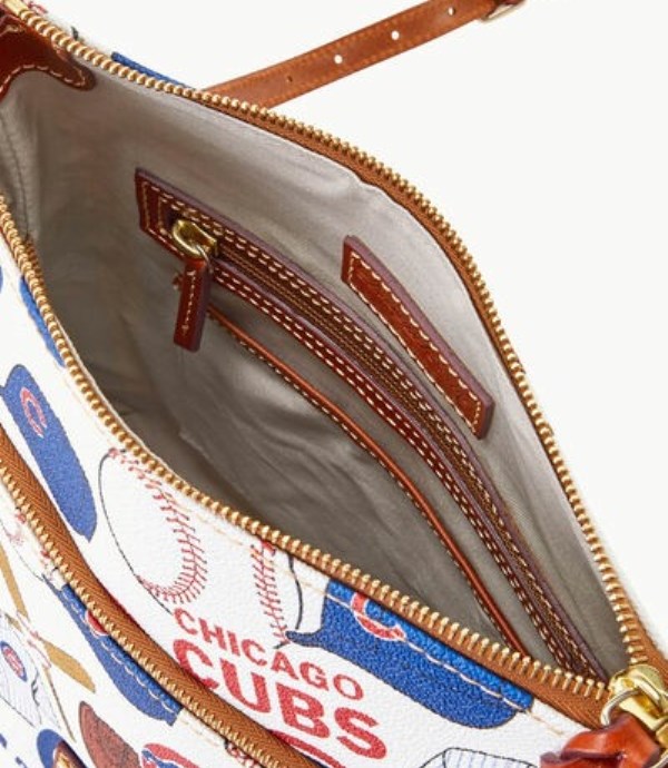 Blue Dooney And Bourke MLB Cubs Women's Crossbody Bags | 01VHLKEDF