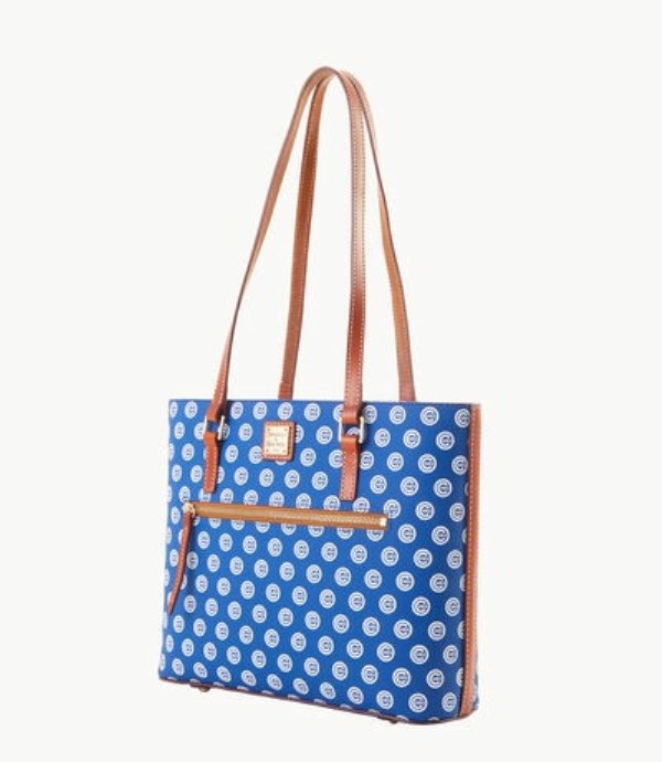 Blue Dooney And Bourke MLB Cubs Women's Shopper Bag | 28OGPVKCR