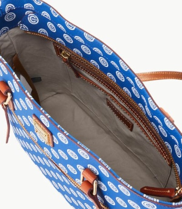 Blue Dooney And Bourke MLB Cubs Women's Shopper Bag | 28OGPVKCR