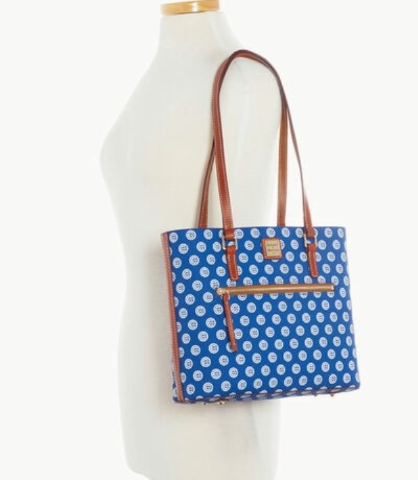 Blue Dooney And Bourke MLB Cubs Women's Shopper Bag | 28OGPVKCR