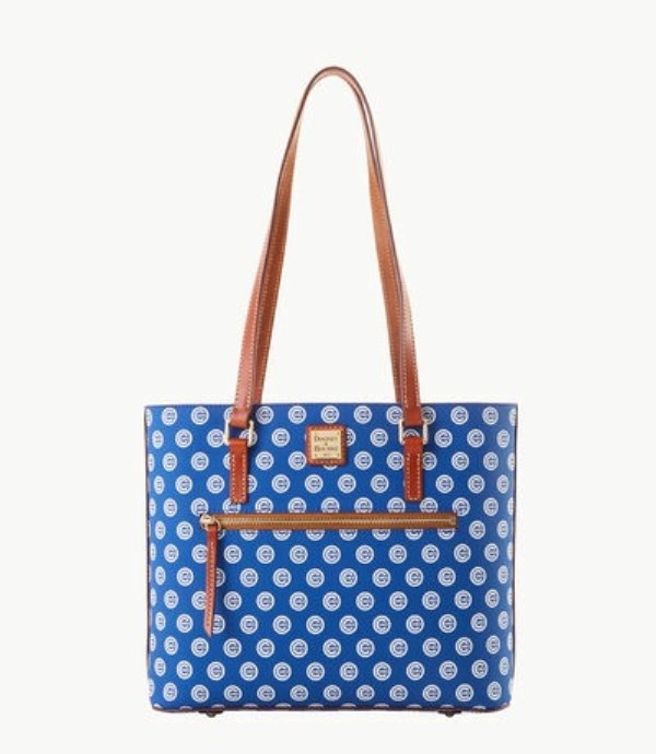 Blue Dooney And Bourke MLB Cubs Women\'s Shopper Bag | 28OGPVKCR