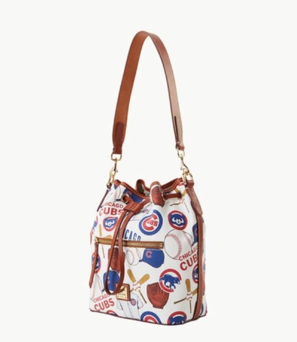 Blue Dooney And Bourke MLB Cubs Women's Shoulder Bags | 43GTAZCIU