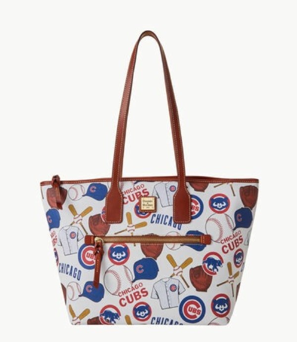 Blue Dooney And Bourke MLB Cubs Women\'s Tote Bags | 49SGJYKBN